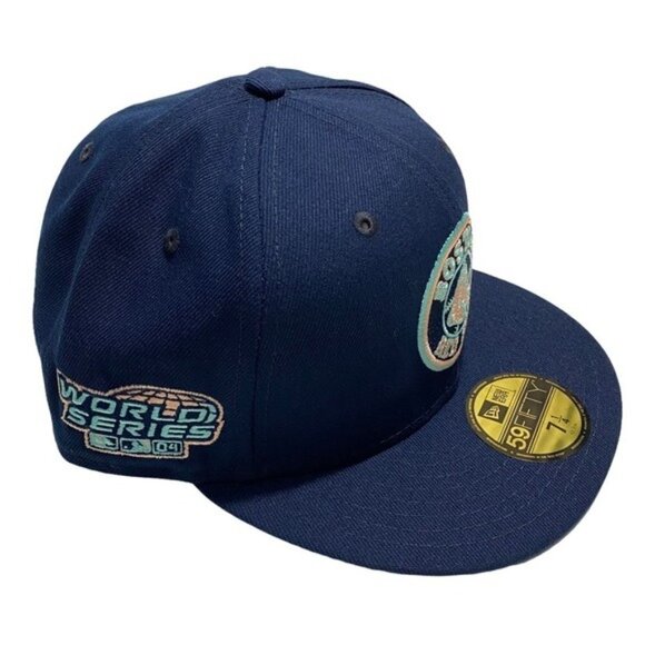 59Fifty Cap Boston Red Sox MLB Color UV Oceanside Peach 7 1/4 - Picture 2 of 10